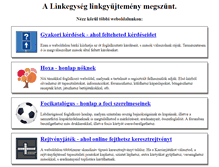 Tablet Screenshot of linkegyseg.hu